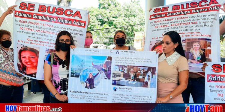 Hoy Tamaulipas - Manifestaciones en Tamaulipas Acusan en Tampico a promotora de viajes de fraudes por 5 millones de pesos