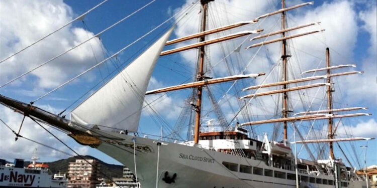 Huelva recibirá al Sea Cloud Spirit, uno de los veleros más grandes del mundo