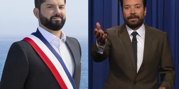 Jimmy Fallon se burló del Presidente Gabriel Boric