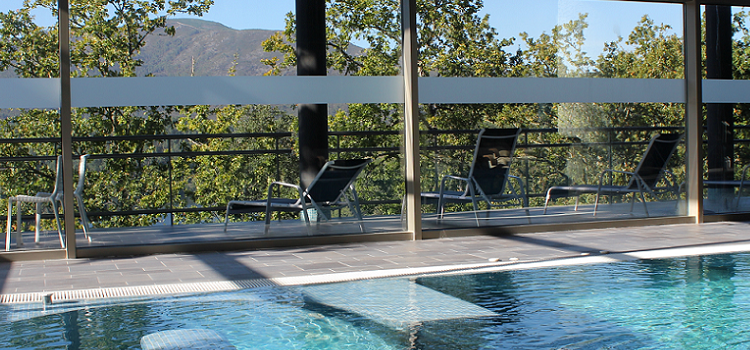 Instalaciones del Balneario de Cortegada.