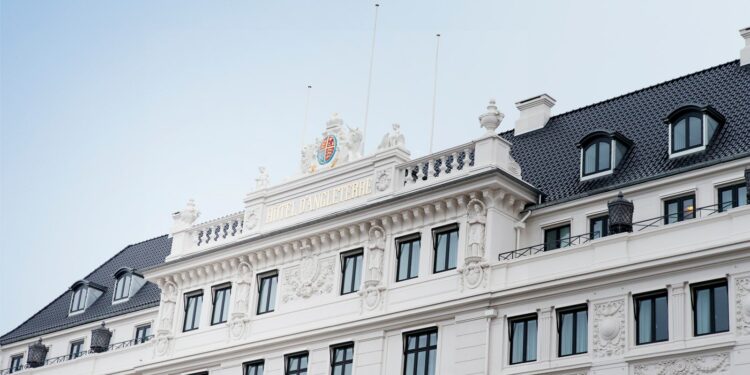 El regio hotel D'Angleterre en Copenhague.