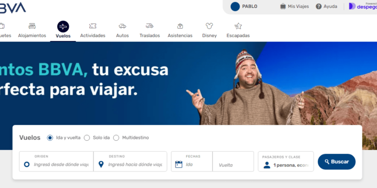 Los viajes emitidos con Puntos BBVA se pueden cargar en PreViaje