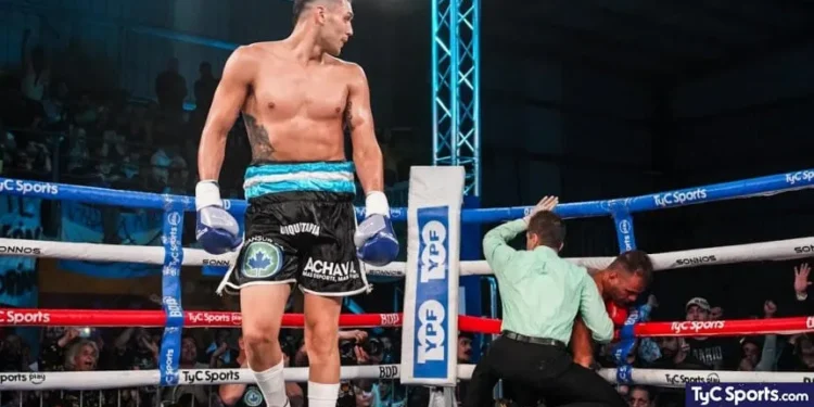 Peralta noquea al brasileño Maldonado en combate por título crucero CMB septiembre 2022
