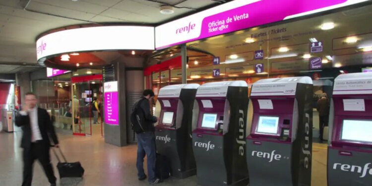 Taquillas y máquinas de renfe