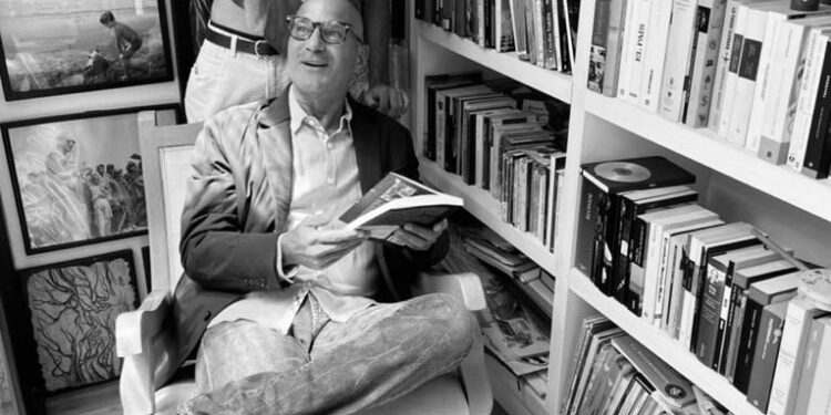 Rubén Cortés y Santino. Foto cortesía del autor.