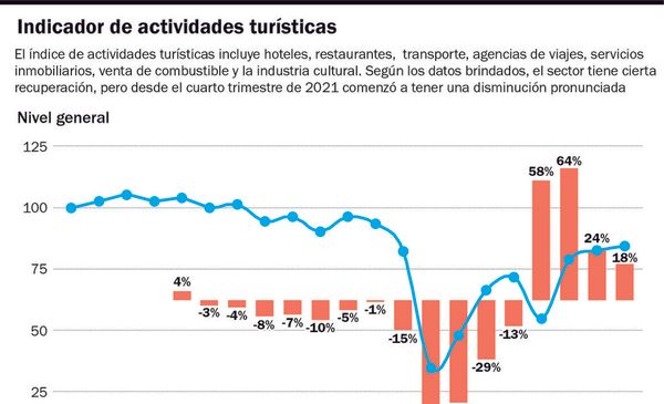 Turismo, una actividad que no termina de consolidar el crecimiento