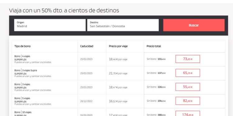 50% de descuento en autobuses de España bono Alsa