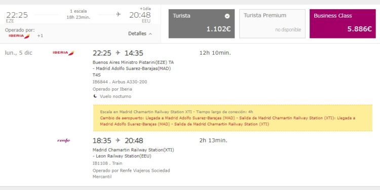 Volar y viajar en tren: el Train & Fly de Iberia