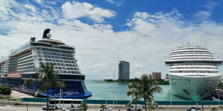 Arranca temporada alta de cruceros con doble arribo