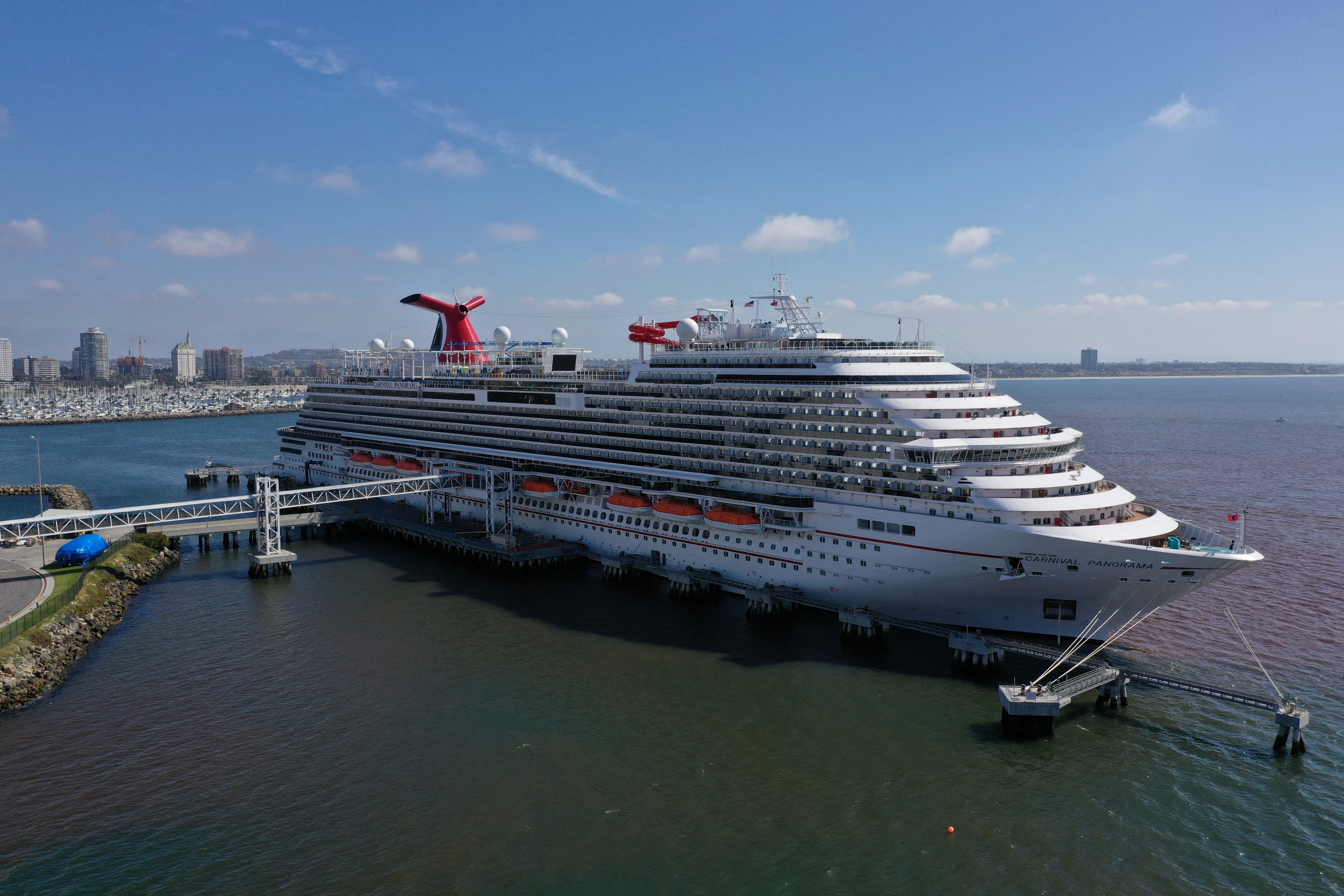 Los cruceros no operan al tope de su capacidad, como era habitual
REUTERS/Lucy Nicholson/File Photo