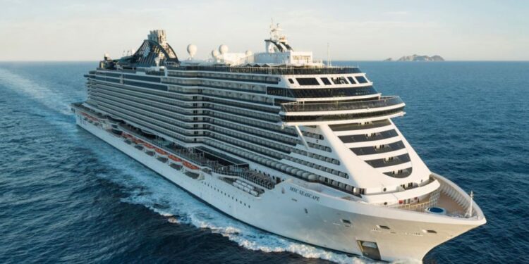 Los españoles, privilegiados pasajeros del crucero inaugural del barco más moderno del mundo