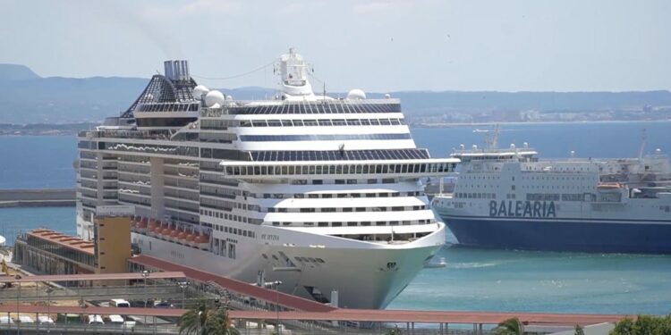 Los cruceros llegaron a generar un impacto de 520M€ al año en Baleares antes...