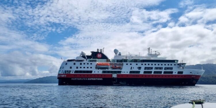 A Bahía Solano arribó el crucero internacional “Fram” con 188 turistas a bordo