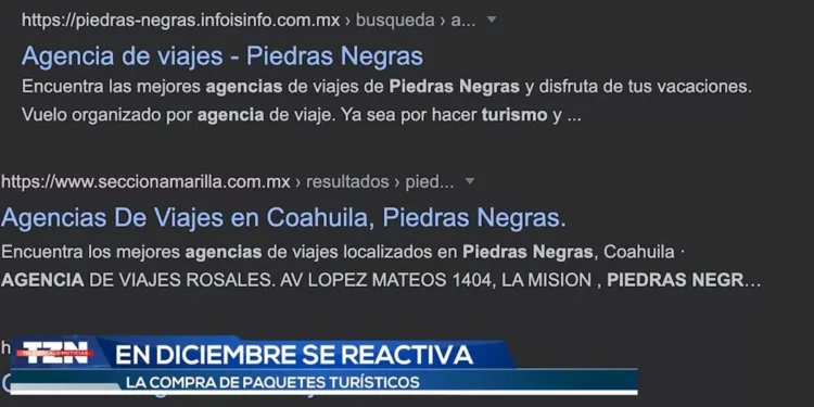 Agencias de viaje atraviesan por temporada baja; en diciembre se reactiva el servicio