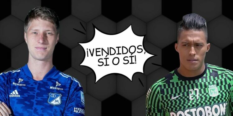 Andrés Llinás (Millonarios) y Sebastián Gómez (Nacional) se van al exterior