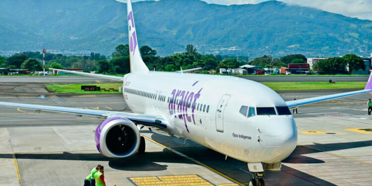Arajet conecta por primera vez directamente a Santo Domingo con San José, Costa Rica