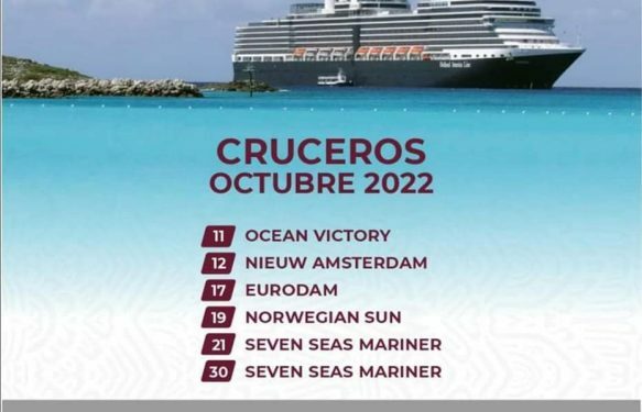 Arribarán once cruceros a Manzanillo