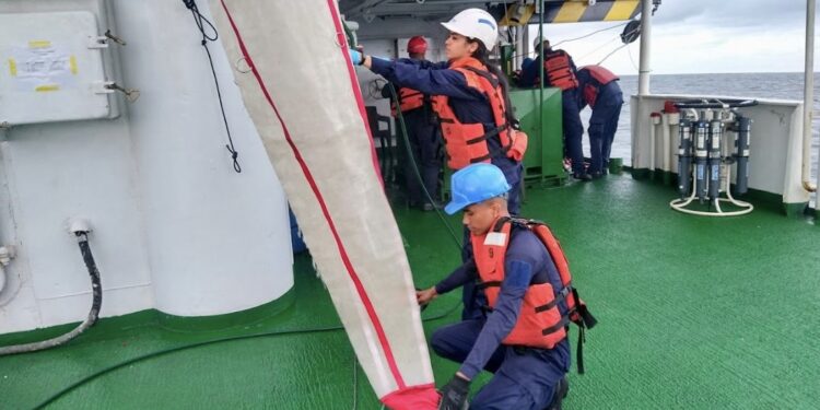 Con éxito finalizó la XXV expedición del Crucero Oceanográfico ERFEN