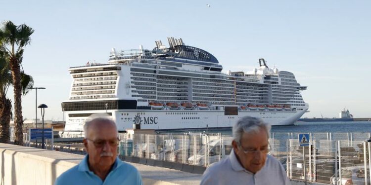 MSC Cruceros aumentará en un 31% su número de escalas en el Puerto de Málaga de cara al 2023