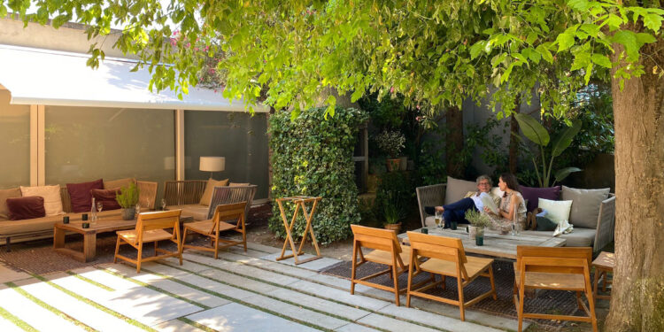 Terraza, zona de recepci