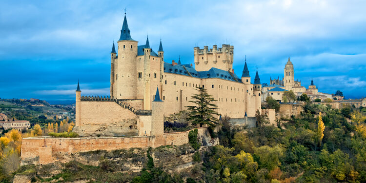 Alcazar Castle in Segovia, Spain