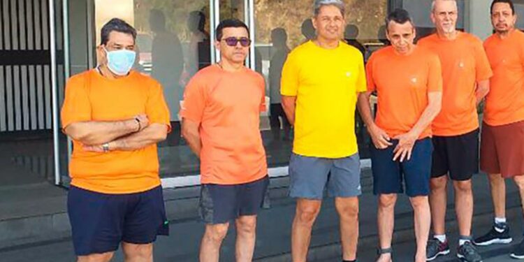 Los directivos de CITGO liberados, Tomeu Vadell, José Luis Zambrano, Alirio Zambrano, Jorge Toledo y José Pereira