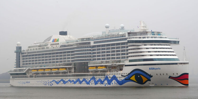 Este martes llega a Gijón el crucero Aida Perla, con capacidad para más de 3.000 viajeros