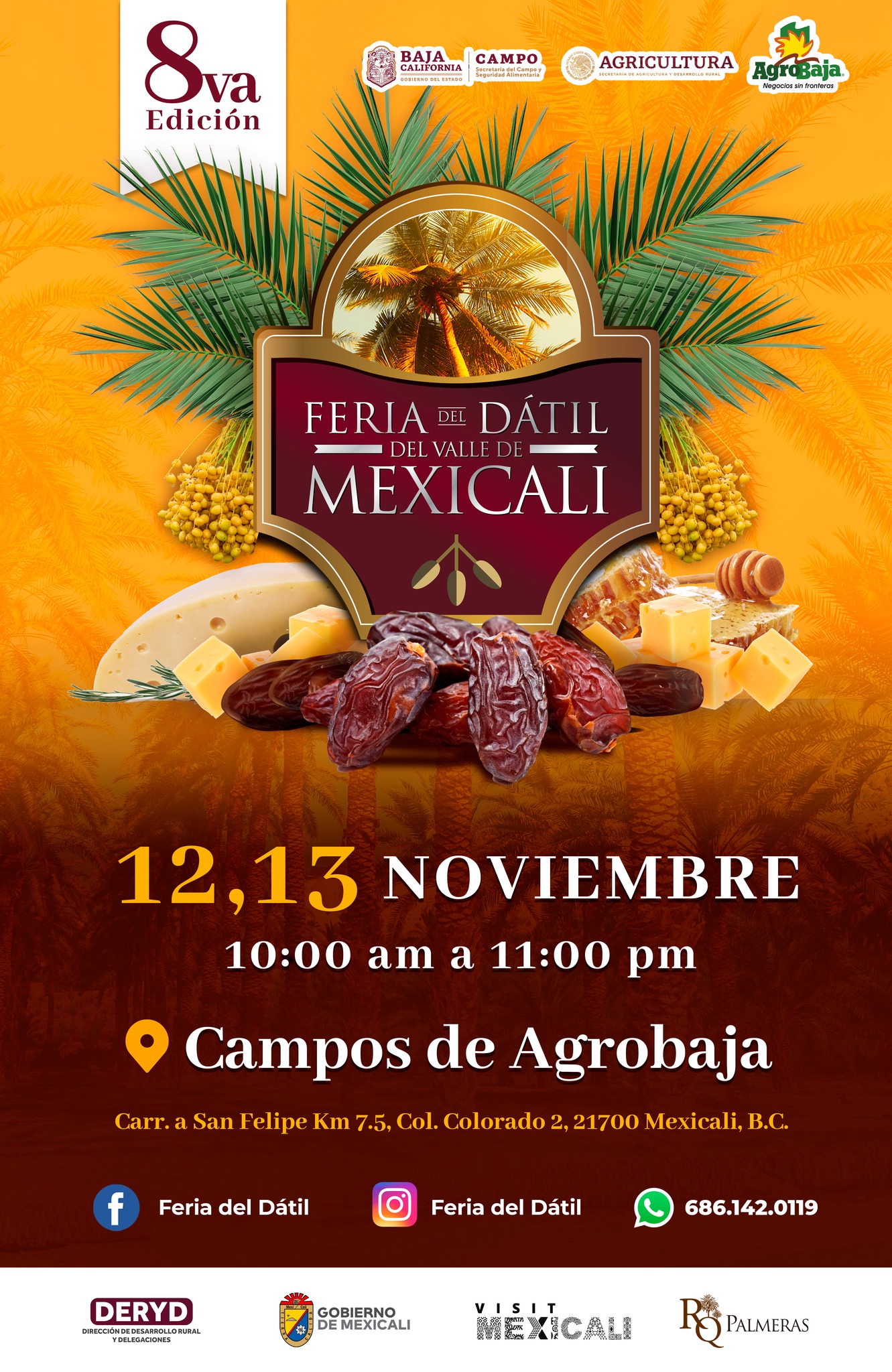 Celebrara Mexicali la Feria del Dátil, te invitamos a que veas de que