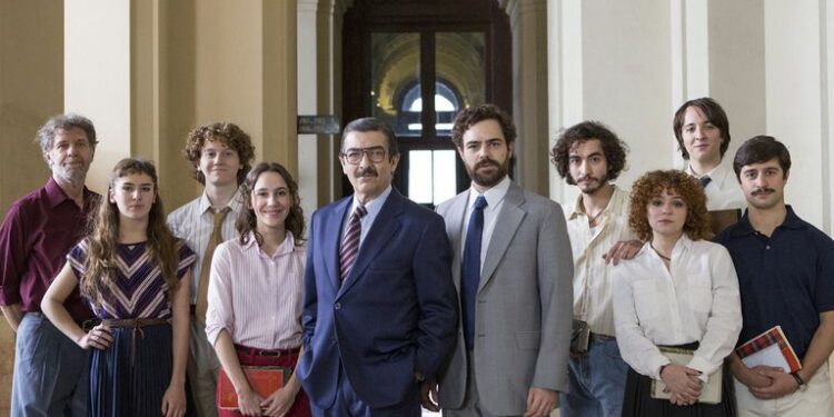 El elenco de "Argentina, 1985". (Foto: Lina Etchesuri/Amazon Studios/La Unión de los Ríos/Kenya Films/Infinity Hill).