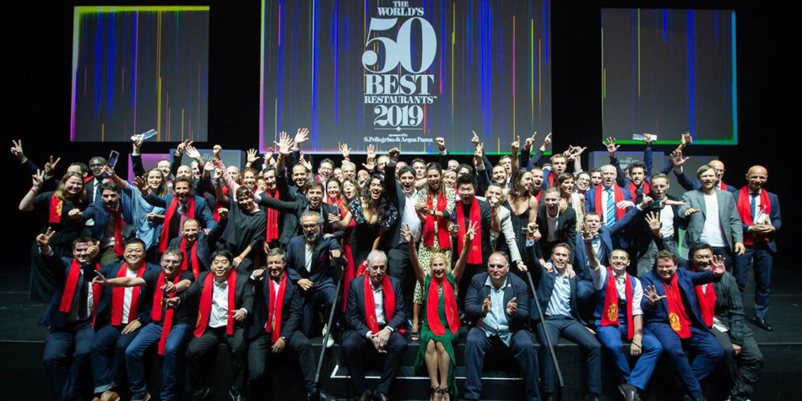 Foto de familia de los 50 mejores restaurantes del mundo 2019