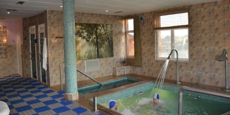 Piscina del Balneario de Almeida.