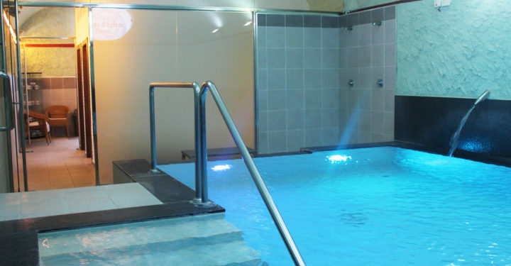 Instalaciones del Balneari Caldes d’Estrac.