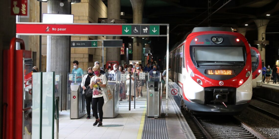 Los viajes en Cercanías crecen un 24% por los abonos gratuitos