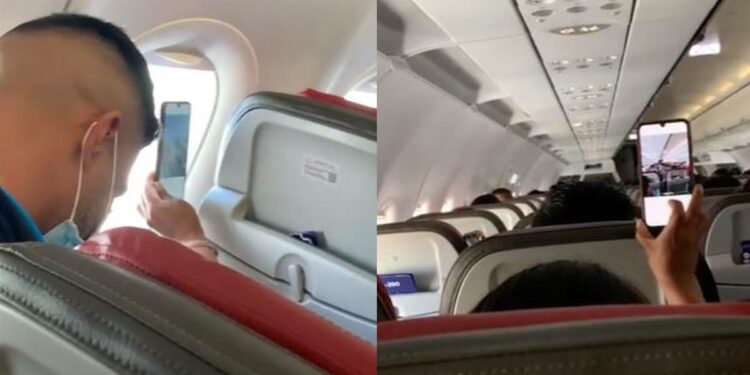 Mujer molesta a pasajero tras grabar todo su viaje en aviónMediotiempo