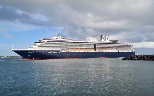 Puerto de Apia recibe primer crucero en tres años