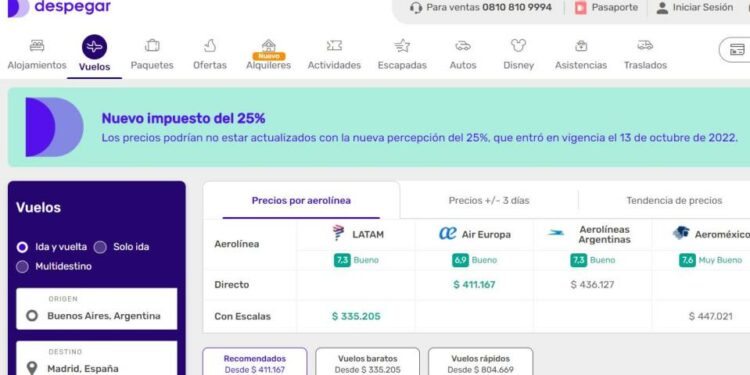 agencias se dividen entre las que aún ofrecen precios "viejos" y aquellas que frenaron ventas
