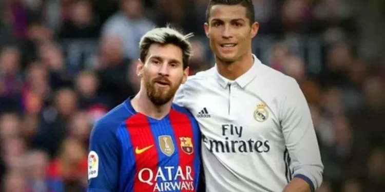 Messi y Cristiano Ronaldo