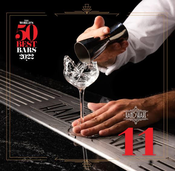 Handshake ocupa el lugar no. 11 en el listado “The World’s 50 Best Bars”