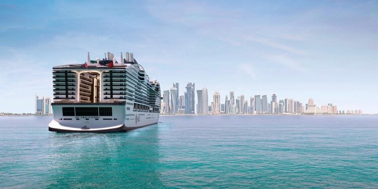 Doha acoge la inauguración de MSC World Europa, el crucero más avanzado medioambientalmente de MSC