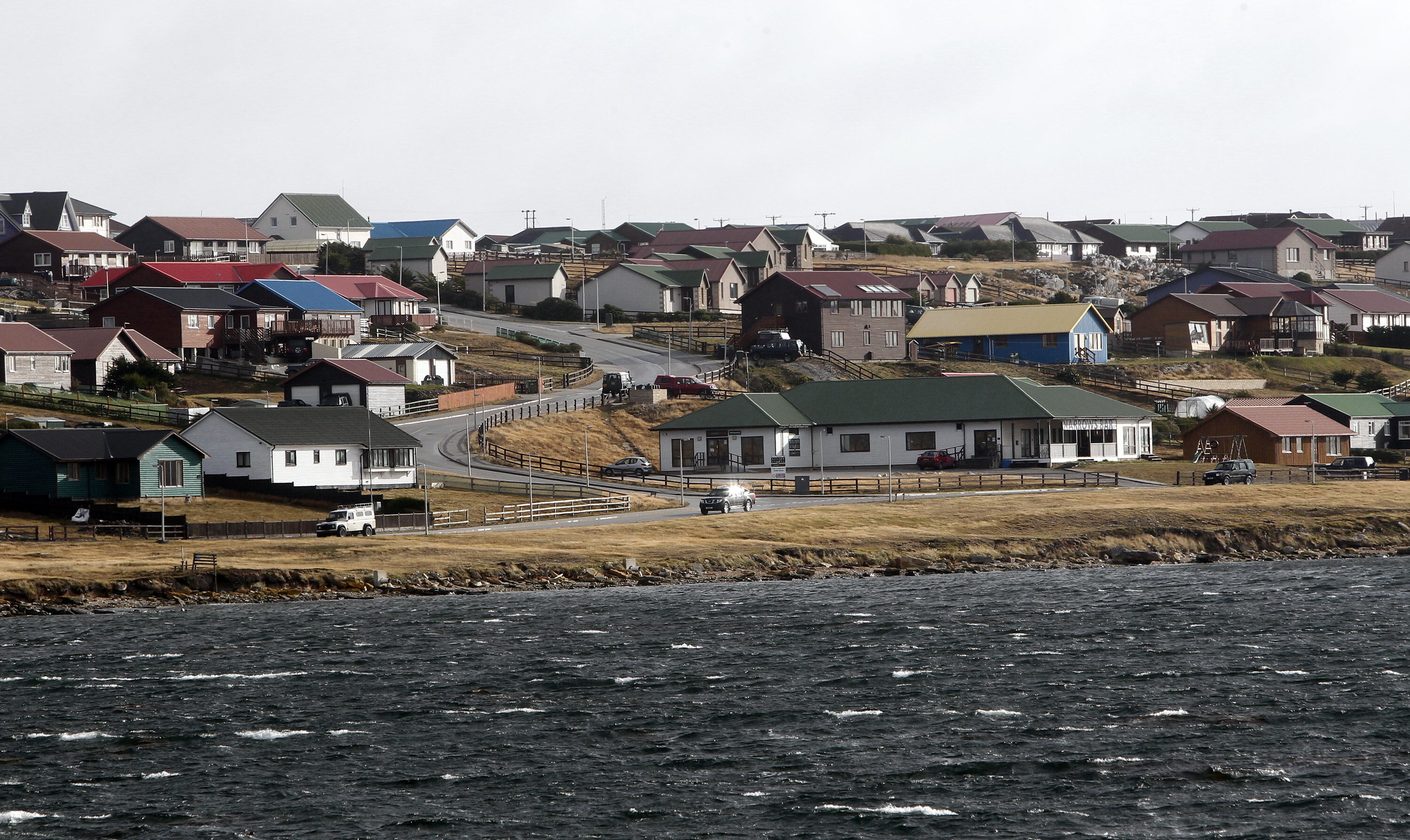 Vista general de un zona de Stanley en las Islas Malvinas, en una fotografía de archivo. EFE/ Felipe Trueba
