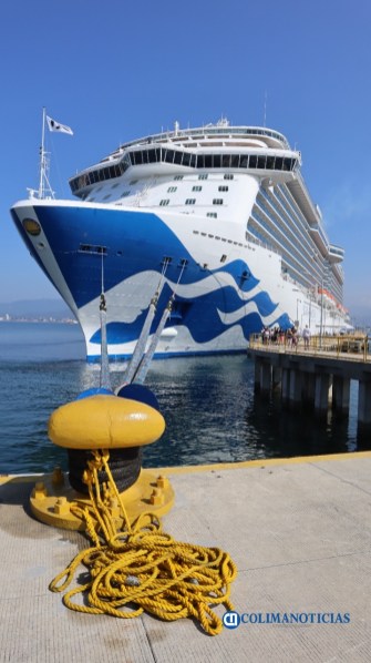 Ayuntamiento de Manzanillo da la bienvenida al crucero 'Royal Princess'; un gran visitante5