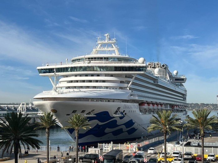 El renovado Diamond Princess comienza su temporada de cruceros a Mexico y Hawai desde San Diego