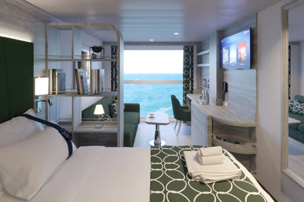 Habitación del crucero MSC World Europa.