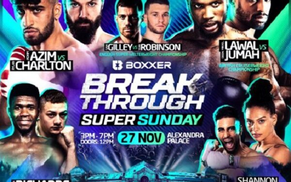 Campeonato británico del crucero Lawal vs. Jamieson en TV