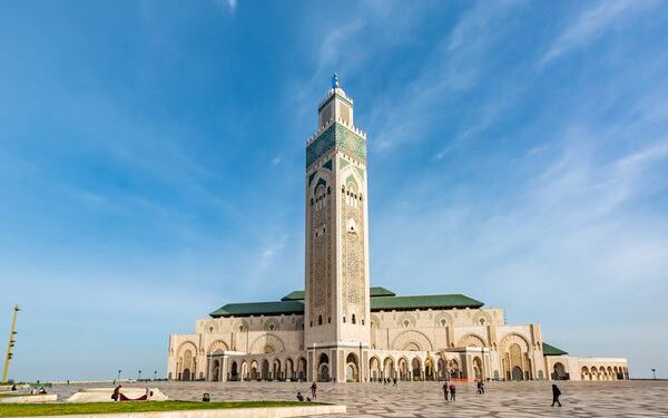 Detalle de la Mezquita Hassan II