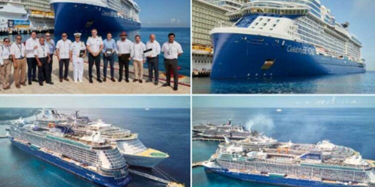 Cozumel da la bienvenida al crucero élite Beyond, de la compañía Celebrity Cruise