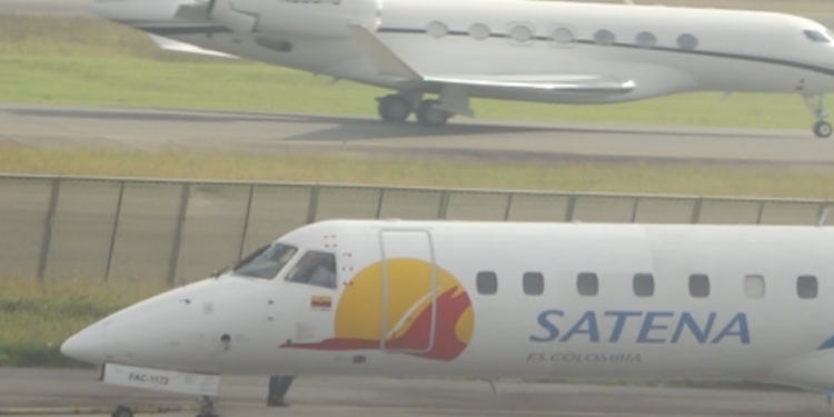 Despegó primer vuelo internacional de Satena, que formaliza los viajes a Venezuela