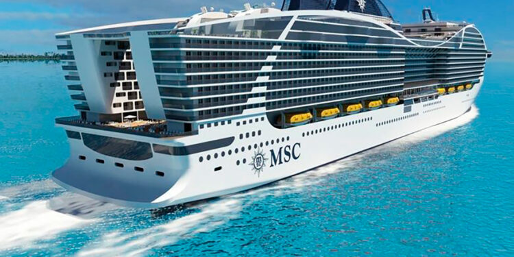 El MSC World Europa es uno de los cruceros más grandes del mundo