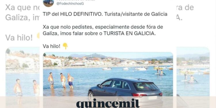 El hilo viral y definitivo sobre los siete tipos de turistas en Galicia