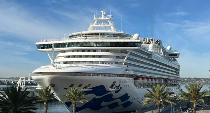 El renovado Diamond Princess comienza su temporada de cruceros a Mexico y Hawai desde San Diego